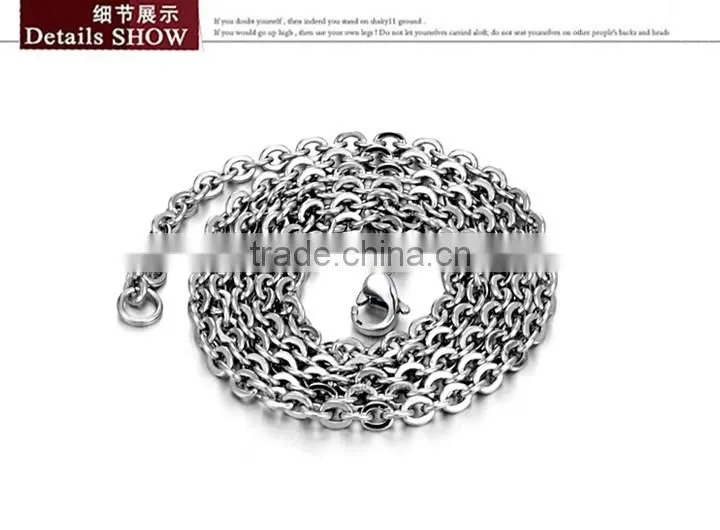 100% 316L Stainless steel chain necklace silver gold plated snake chain for pendants