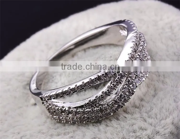 Newest Trend Cubic Zirconia Fine CZ Stones Wholesale Jewelry Setting Wedding Ring