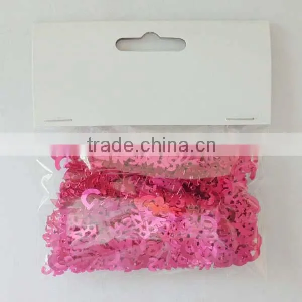 heart-shape confetti for wedding party and valentine's day decoration