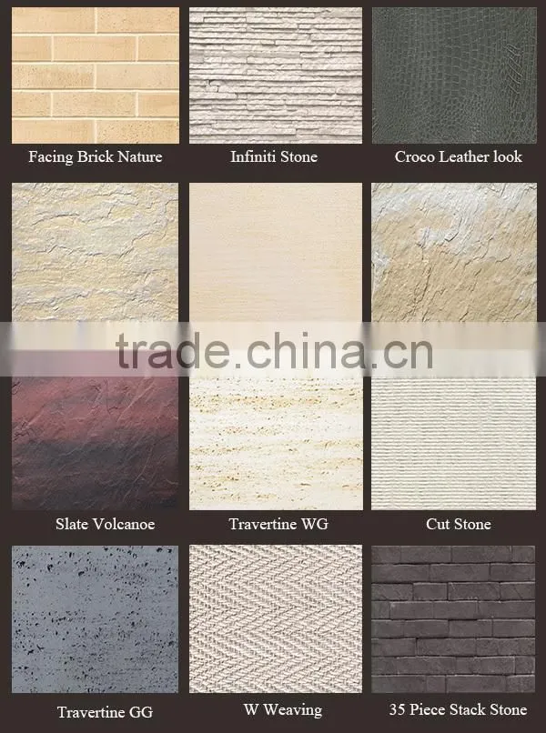 fashion and beautiful flexible waterproof antiskid waterproof breathability durability croco facade wall tile