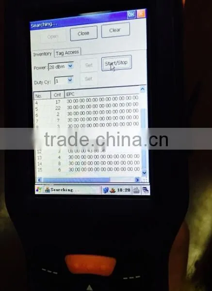 Fixed UHF RFID card reader 5m long range 8dbi Antenna for warehouse management system
