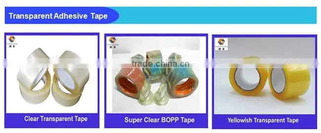 2inch 50m 50mic -Yellow tape black logo printed tape