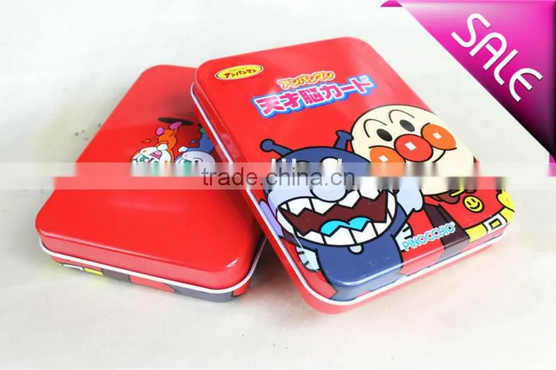 card game tin box custom design