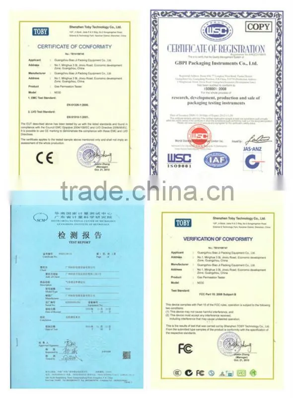 high barrier film Gas Permeation Analyzer/GTR
