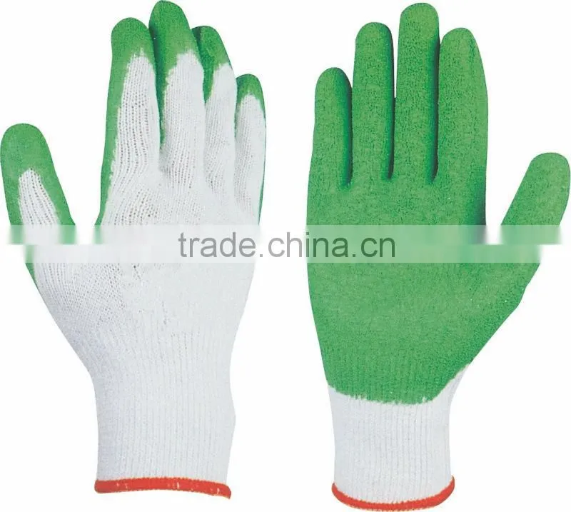 gardening used latex coated hand job gloves manufacturer in china