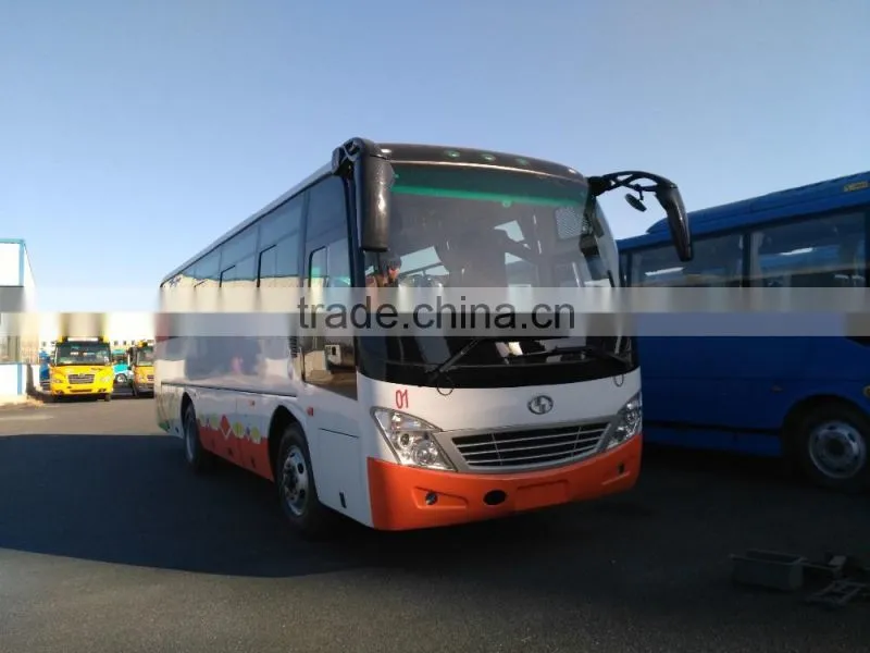 9.8m 48 seats bus front Cum mins engine ZF gearbox