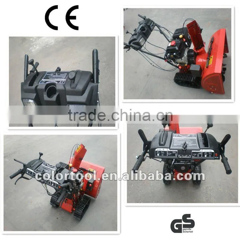 loncin gasoline engine snow track snow blower/snow thrower