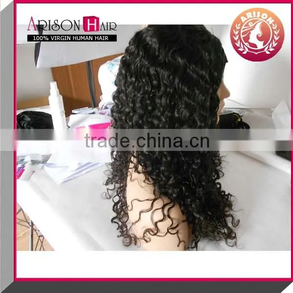 Wholesale curly u part wig