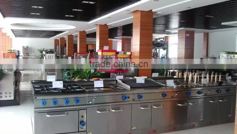 2016 NEW China hot sale Luxury Western Kitchen Equipment Gas Bain Marie with Cabinet