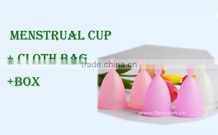 Silicon Sterilized cup of menstruation cup
