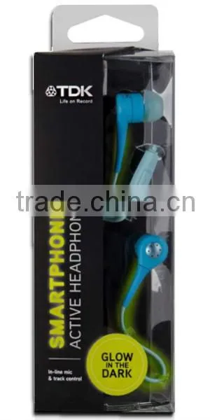 TDK SP80 Headphone, El wire earphone, headphone wholesale cheap earphone