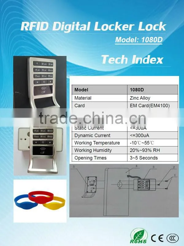 Top quality smart design electronic digital locks for lockers
