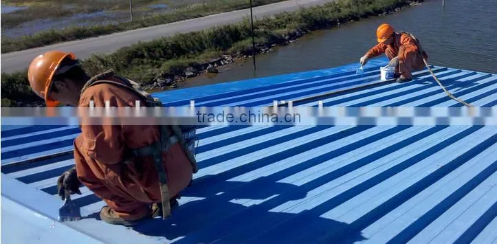 UV resistant waterproof exposed metal/concrete roof coating