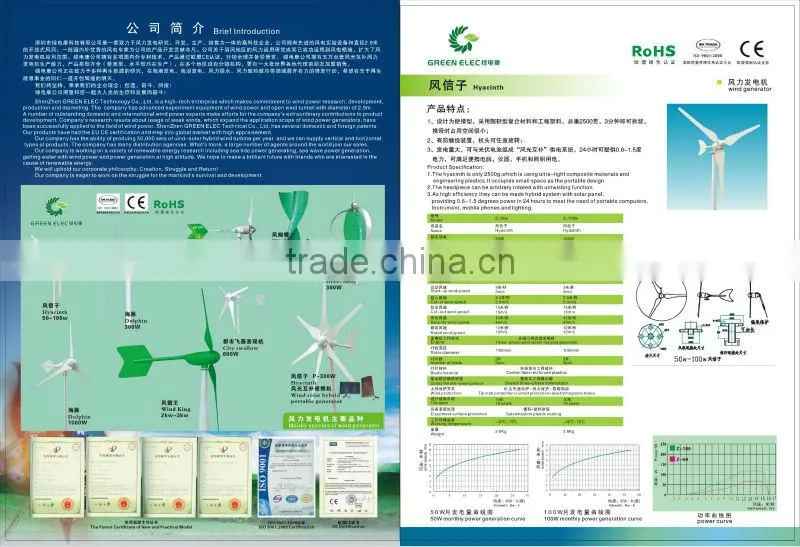 3 phase wind turbine generator