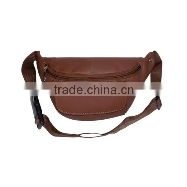 Genuine Leather waist belt bag men waist bag