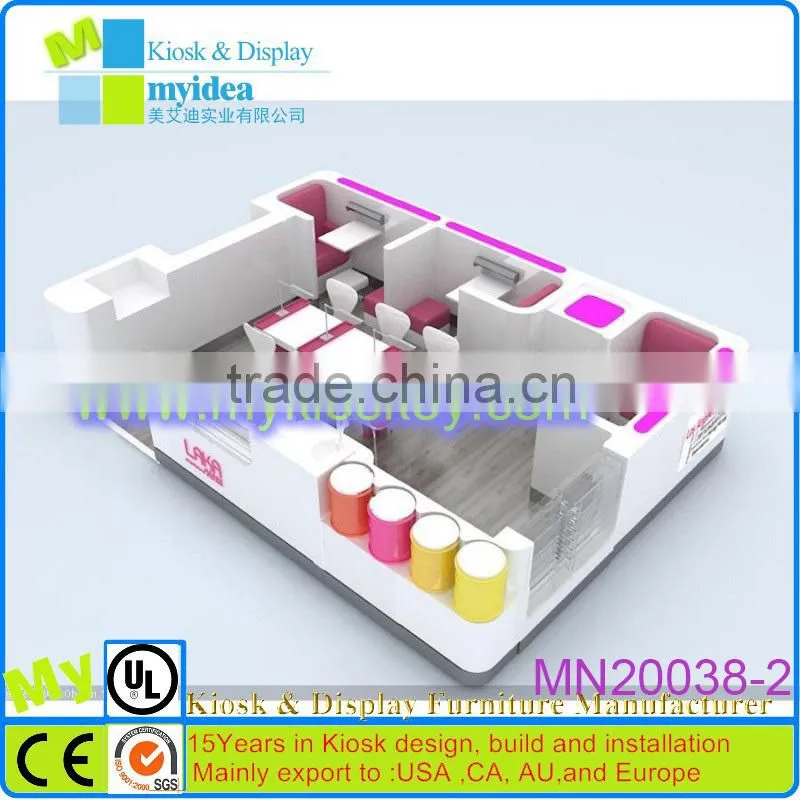 Modern salon furniture manicure table nail station wholesale