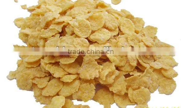 sugar coated corn flakes machine line/corn flakes making extruder 100-150kg/h
