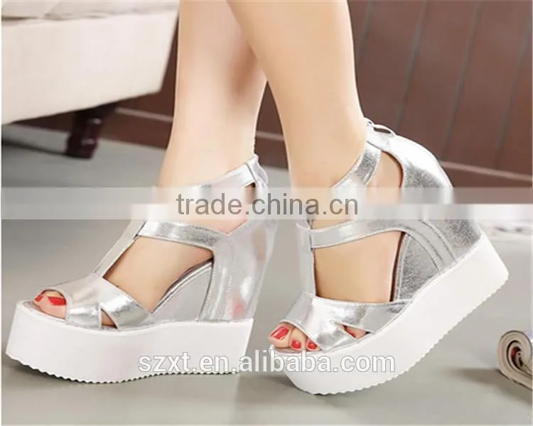  women sandals 2016 Korean high heels sexy