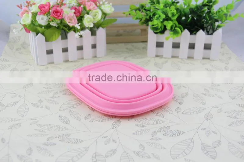 New Design And Eco-friendly rubber set meal box