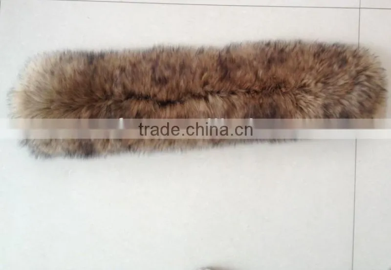 Hot Sell Sheepskin copy in Raccoon Fur Strips
