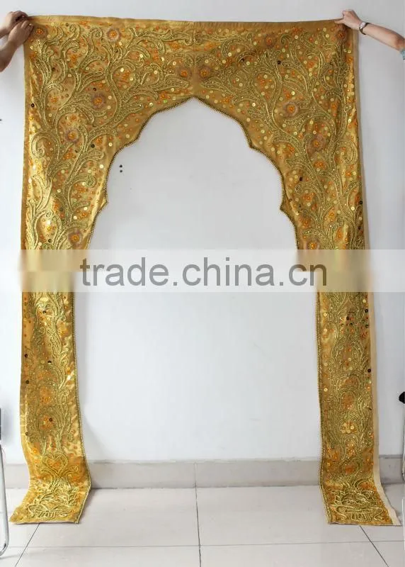 golden wedding decoration backdrop(AFB-001)