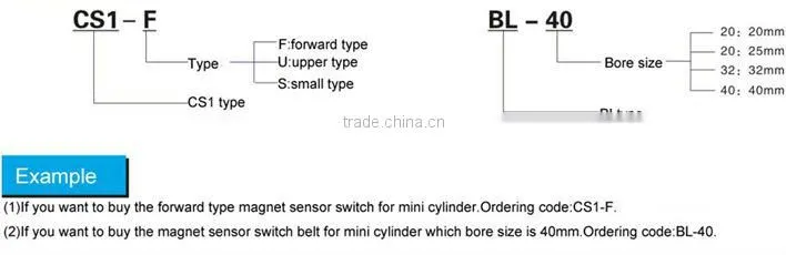 CS1 sensor switch pneumatic sensor switch