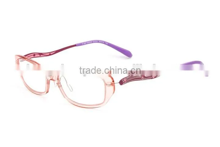 Full frame optics TR optical eyeglasses with wave side panels