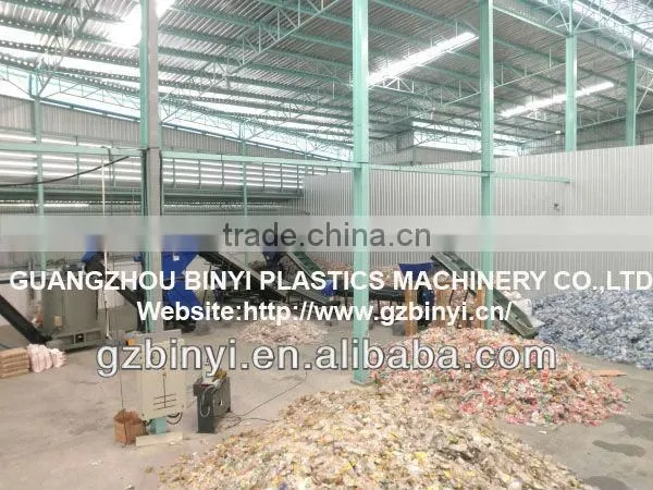 pet bottle recycling and washing line /pet plastic recycling line /pet flakes recycling line