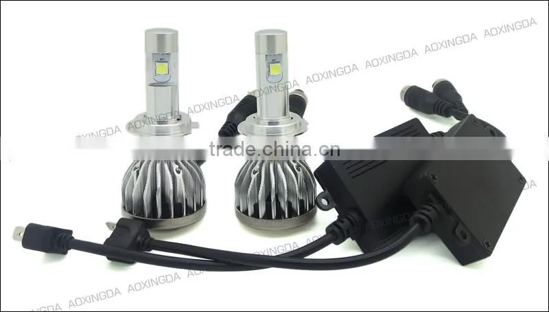 10000LM Ultra bright 6500K ultra bright car LED headlight H7