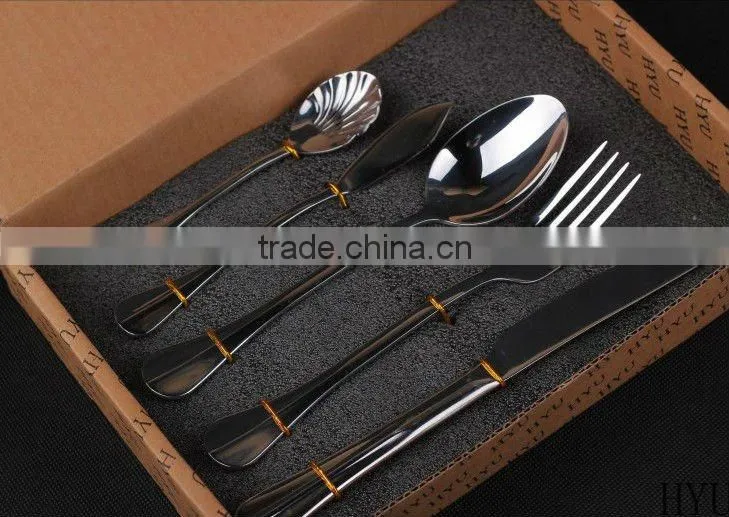High quality stainless steel cutlery set, kitchen utensils