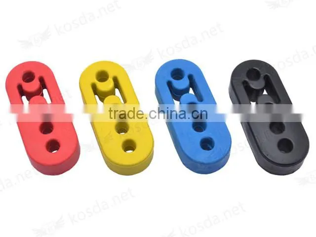 New Rubber Universal 4 Hole Exhaust Mount Hanger Mounting Bracket Bushing Support