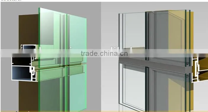 reflection glass curtain wall