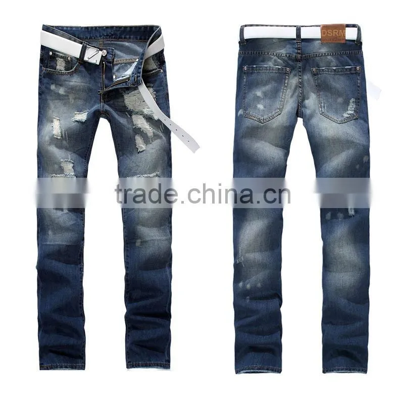 Fancy washed mens jeans DS120037