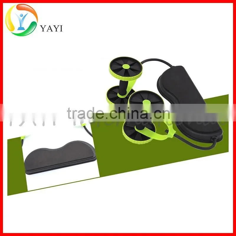Sport Core Abdominal Trainer Double AB Power Roller Wheel