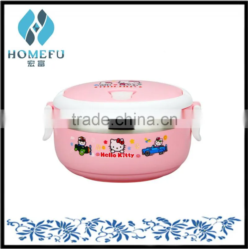 #201 stainless steel cartoon lunch box made in china