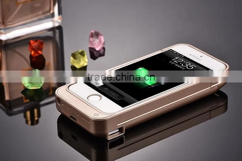 High quality safety certified battery charger case for iphone 5 se charger case charger