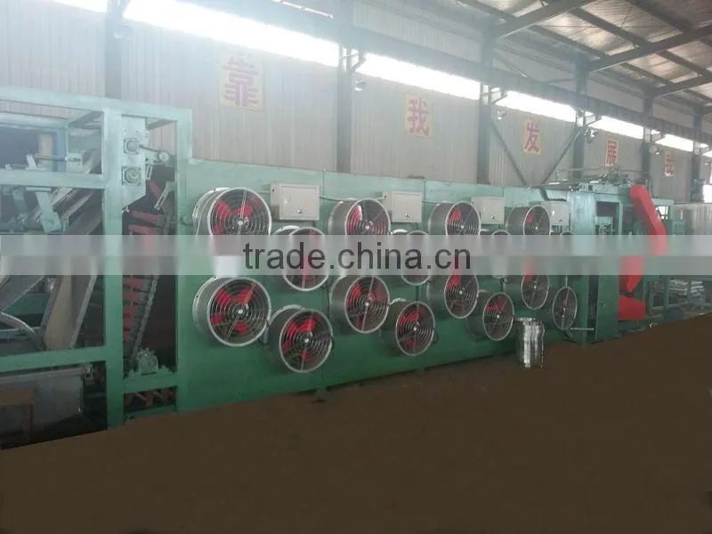 Rubber sheet cooling line