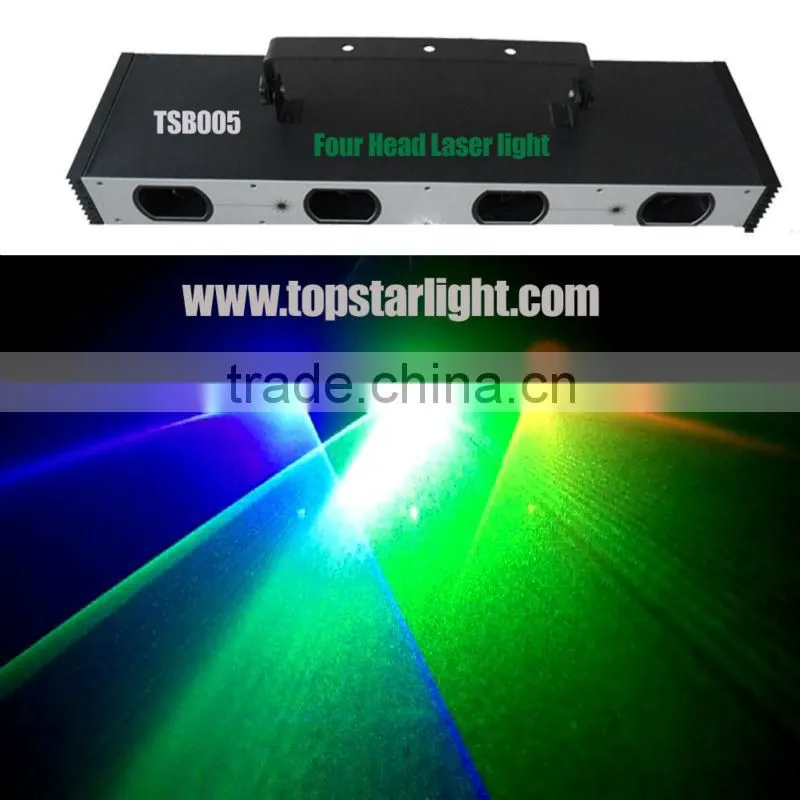 wholesale 4 head laser light Four Head Green &red laser