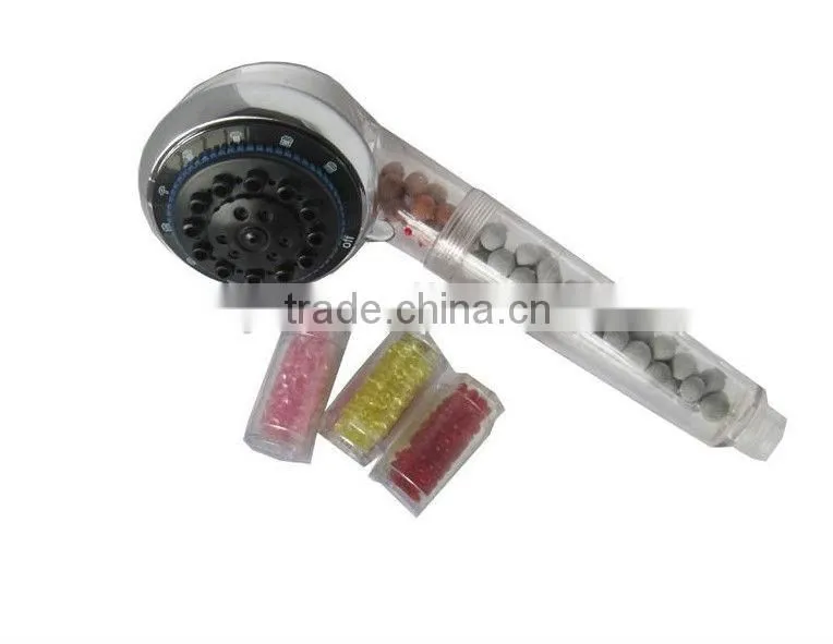 Healthy multifunction spa anion shower head sanitary ware item negative ion shower head eco spa shower head
