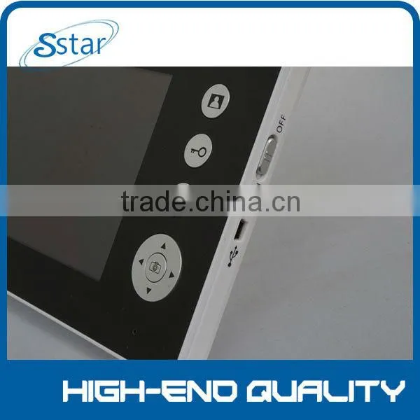 2.4GHz Wireless Video Doorphone & 7" TFT LCD Wireless Indoor Monitor XSL-712