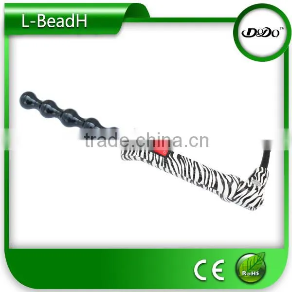 Bead shape design professional hair curling irons