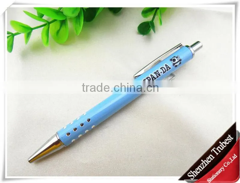 Metal ball pen , Retractable Roller ball pen