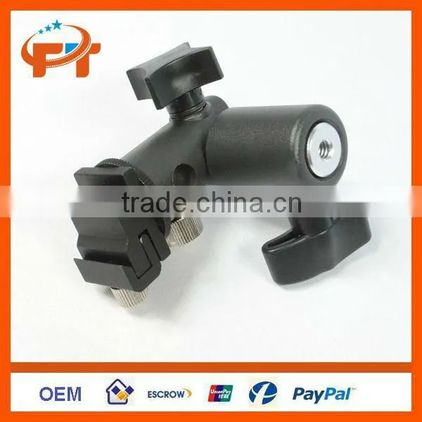 New Swivel Flash hot shoe umbrella holder for studio light stand bracket type E