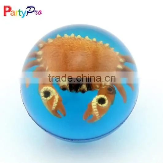 Wholesale soft new design animal high bouncing rubber ball