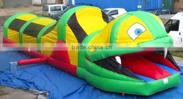 inflatable animal fun run, inflatable animal obstacle course