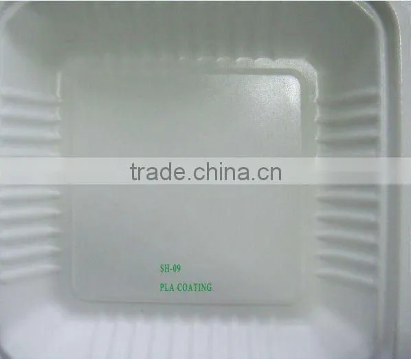 PLA lined clamshell