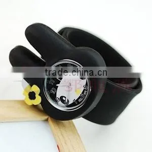 2014 new products for cheap silicon cartoon watch for custom, promotion silicone slap watches