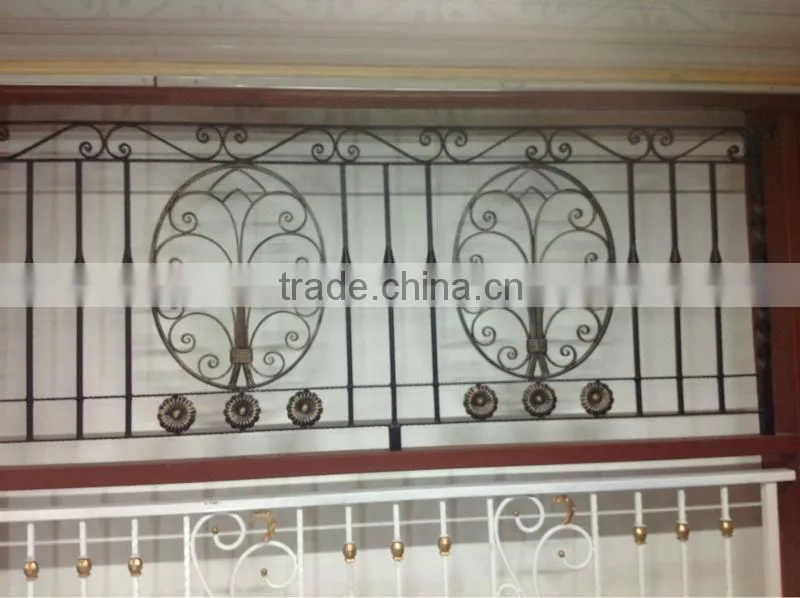 2013 hand forging wrought iron japanese balcony fence