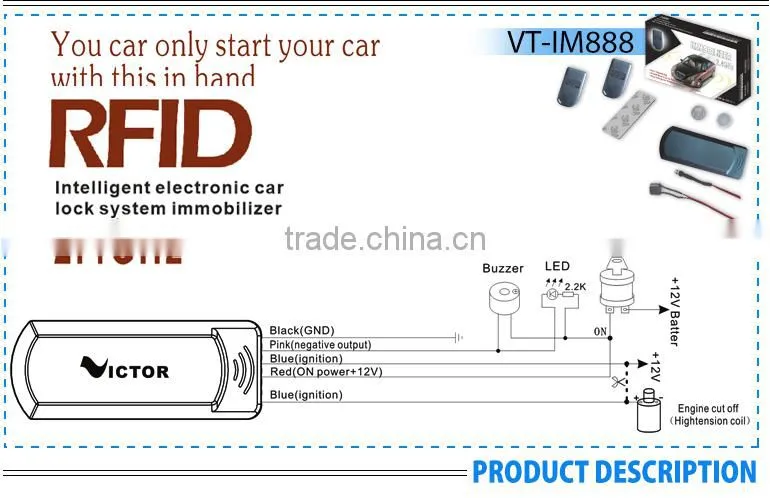 High quality With Remote Engine Start engine immobilizer