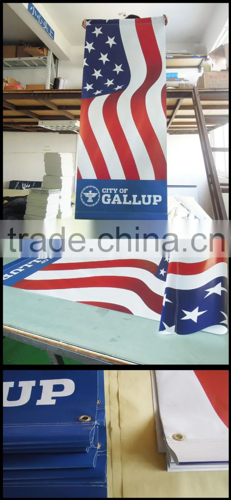 Hanging banner with eyelet heavy duty flex banner printing